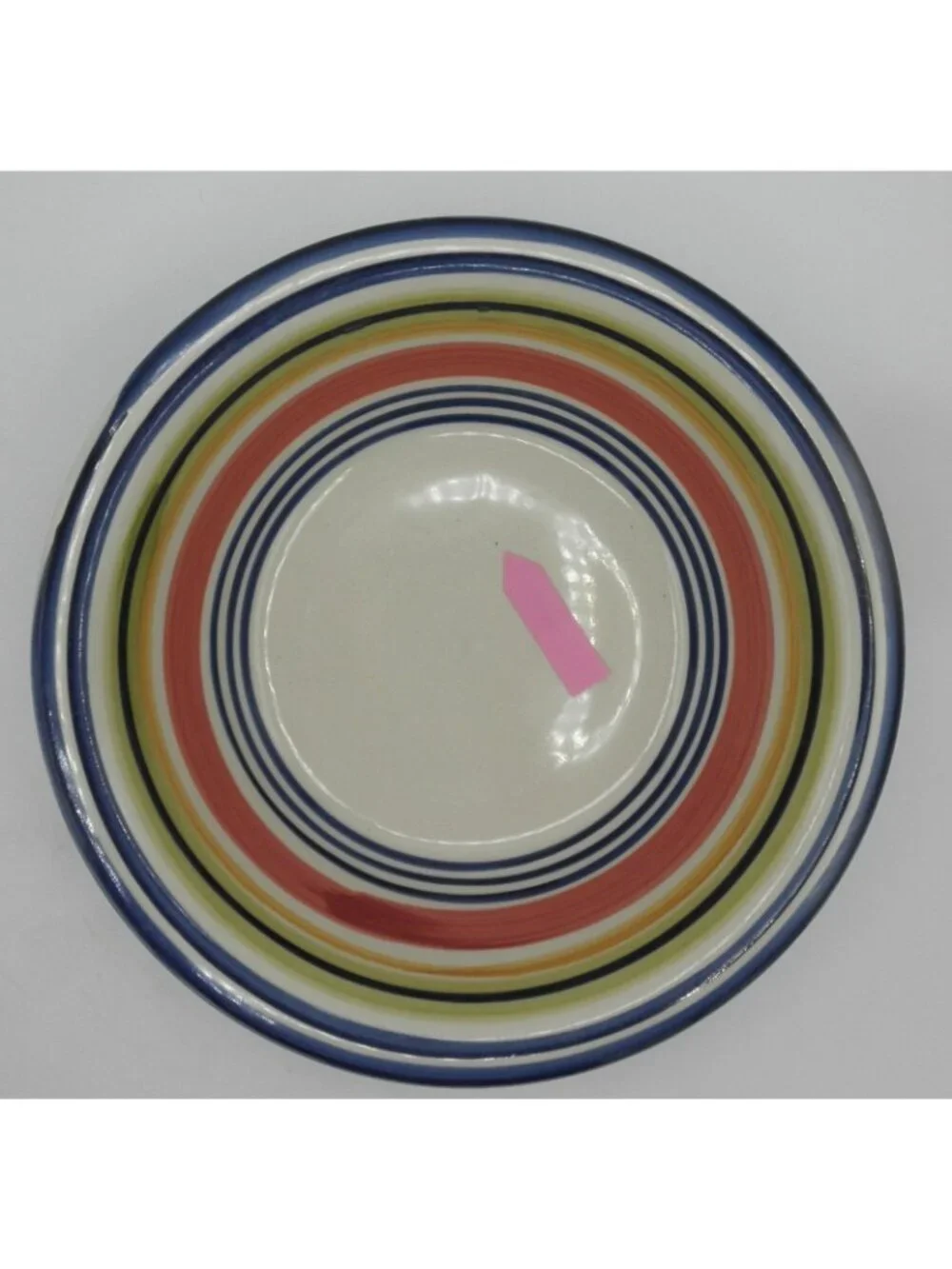 Multi Stripe by Pier 1 Bowl Set of 5 Pattern PERMUS Lot B GLAZE FLAWS